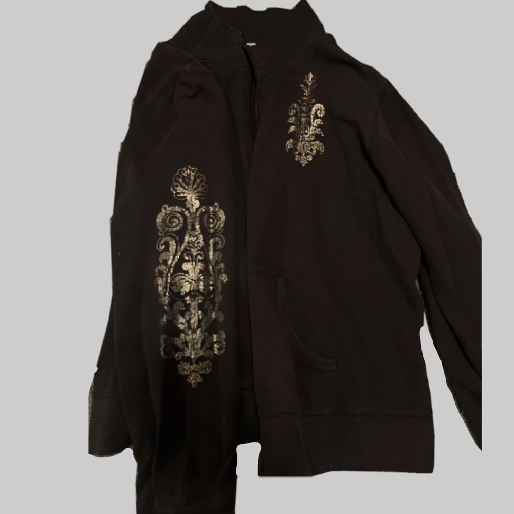 Thrifted Brown Cervelle zip up jacket